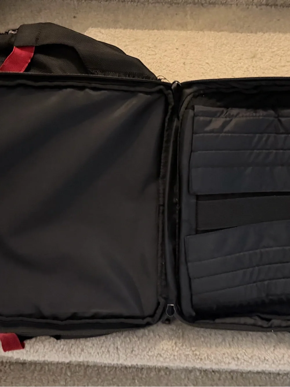 Samsonite unisex Tectonic Black and Red Travel Backpack - Durable Everyday Bag